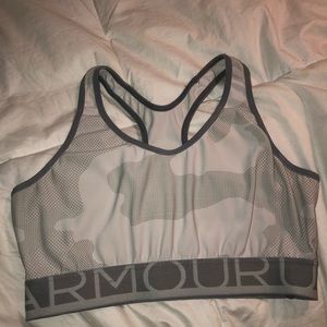 under armour camo sports bra